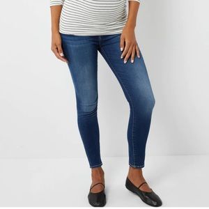 7 FOR ALL MANKIND Secret Fit Belly Ankle Skinny Maternity Jeans Size 30